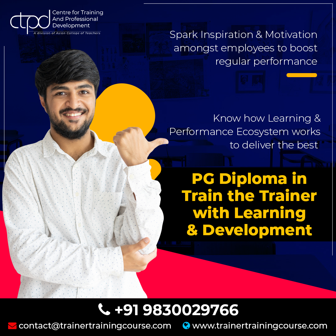 PG Diploma in Train the Trainer with Learning & Development